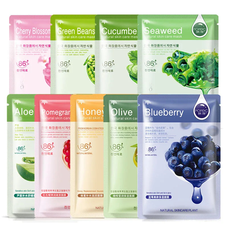 Natural Fruit Facial Mask – Moisturizing, Oil Control & Hydrating Skincare (30g)