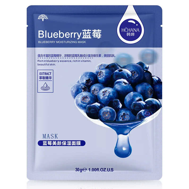 Natural Fruit Facial Mask – Moisturizing, Oil Control & Hydrating Skincare (30g)