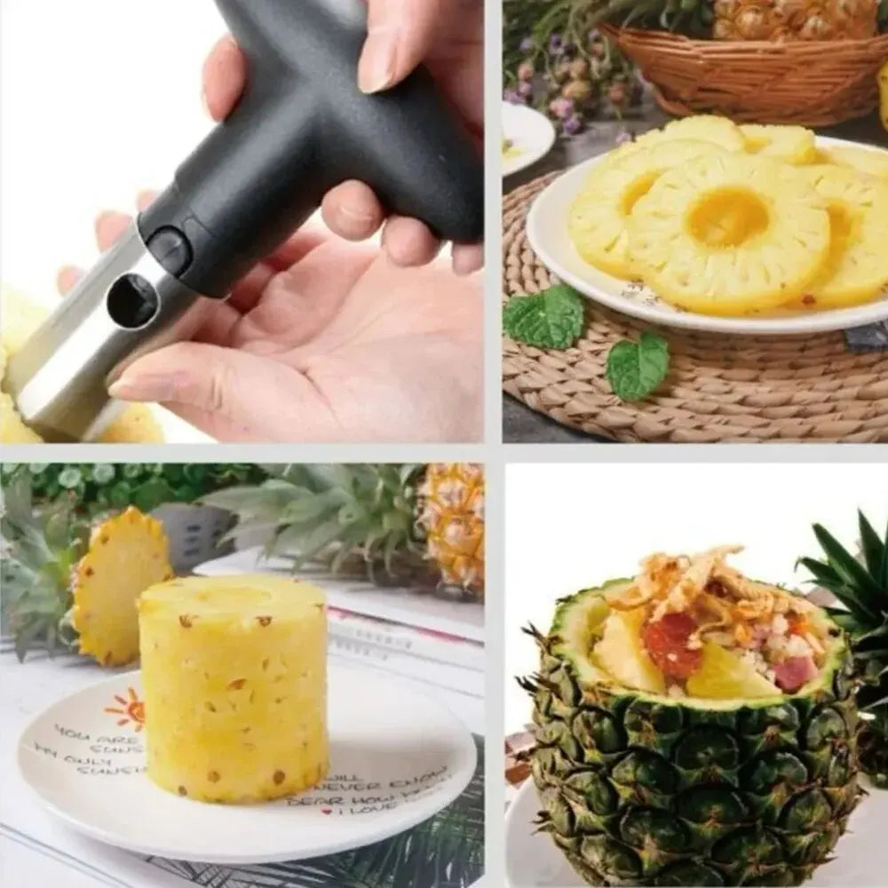 Stainless Steel Pineapple Slicer – Fresh Fruit in Seconds
