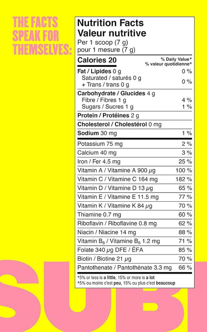SUBI Raw Greens Superfood Powder – Boost Daily Well-Being”