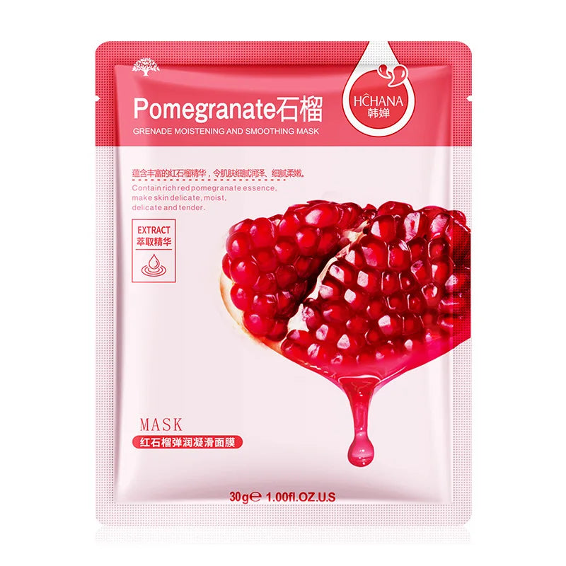 Natural Fruit Facial Mask – Moisturizing, Oil Control & Hydrating Skincare (30g)
