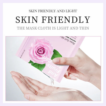 8-Piece Natural Plant Face Mask Set – Moisturizing, Firming & Hydrating Skincare