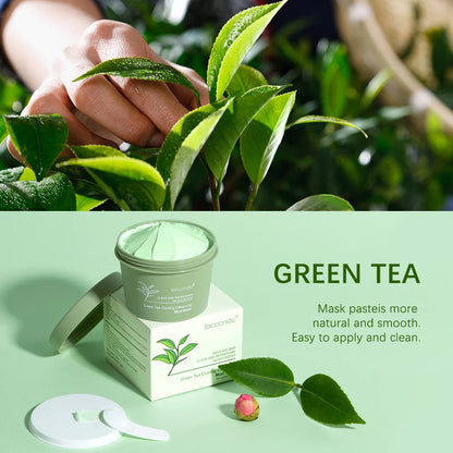 Green Tea Mud Mask – Deep Pore Cleansing, Oil Control & Hydrating Face Care (100g)