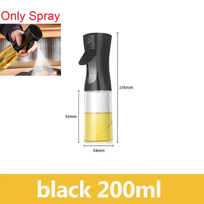 2-in-1 Oil Sprayer & Dispenser Bottle – 500ml Refillable Kitchen Cruet for Cooking & BBQ