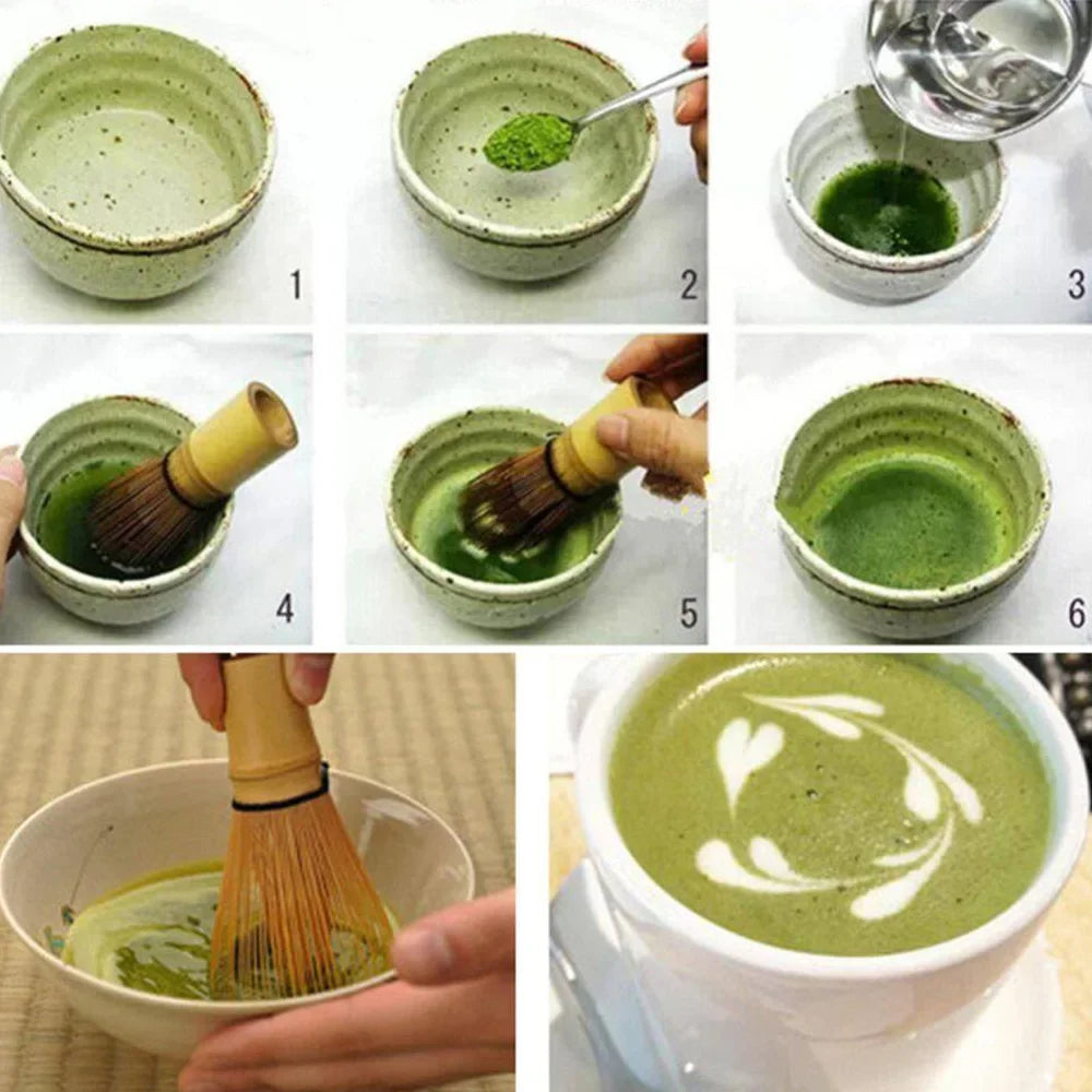 Matcha Whisk - Bamboo Whisk for Matcha Powder, Handcrafted Organic Traditional Japanese Chasen panese Chasen for Authentic Tea