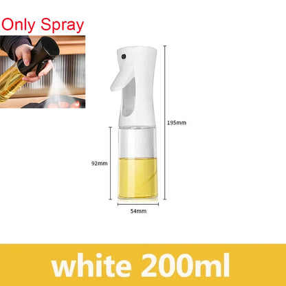 2-in-1 Oil Sprayer & Dispenser Bottle – 500ml Refillable Kitchen Cruet for Cooking & BBQ