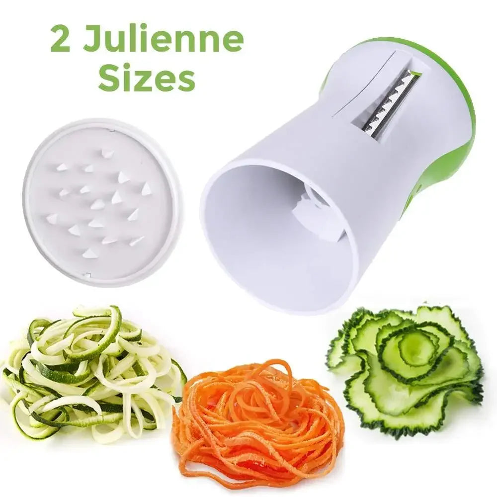 Heavy-Duty Spiralizer – 3-in-1 Vegetable & Zucchini Noodle Maker