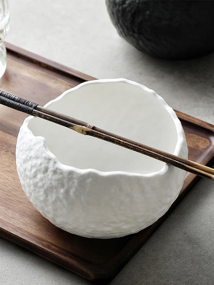 1Pc Asymmetrical Eggshell Bowl, High-End Dessert Bowl, Ceramic Tableware, Yogurt Bowl, Exquisite Creative Cold Dish Bowl, Salad Bowl for Home Decoration, Home Daily Use, Breakfast Oatmeal Bowl, Light Salad Bowl, Gift Giving