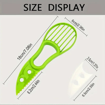 3-in-1 Avocado Slicer – Cut, Pit & Scoop with Ease