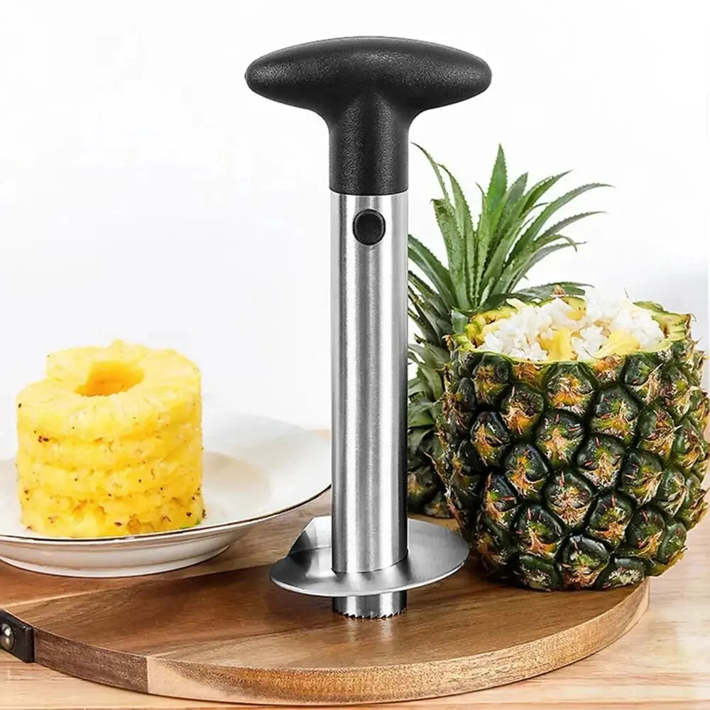 Stainless Steel Pineapple Slicer – Fresh Fruit in Seconds